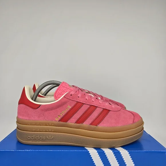adidas gazelle silver green womens adidas - Womens Gazelle Lo Pro - Better Scarlet/Footwear White-Gum